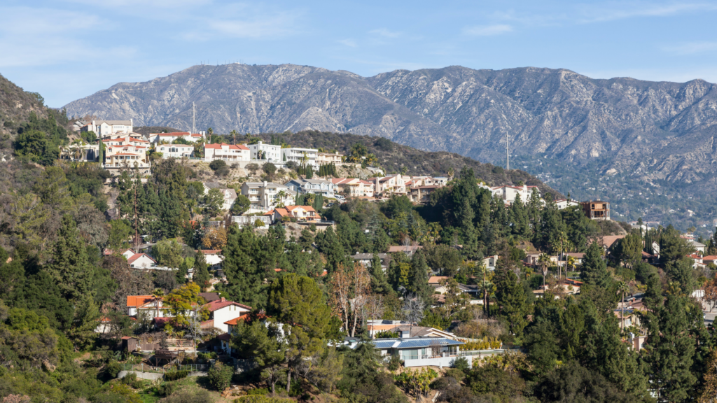 Hillside and Canyon Homes in Southern California