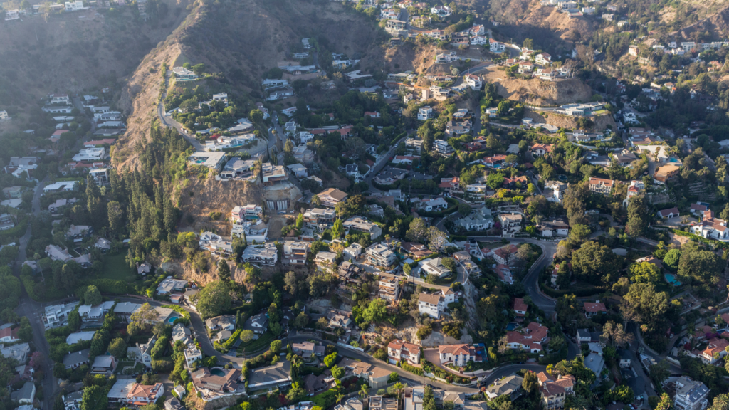 Hillside and Canyon Homes in Southern California